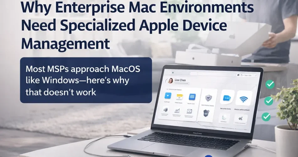 Why Apple-First Organizations Need Specialized Mac Device Management